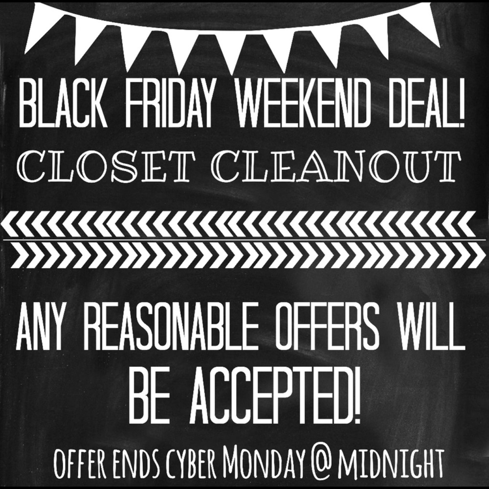 Black Friday/ Cyber Monday Sale!